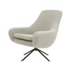 Noomi swivel stol kombinerer komfort og minimalistisk design med en underspillet elegance