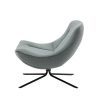 Vera swivel loungestol i grå har et let og luftigt designudtryk, der passer ind i enhver indretning