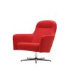 Havana loungestol med lav ryg i rød, til indretning af opholdsstuen, chefkontoret m.m.