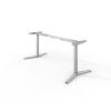 SWITCH hæve/sænke skrivebord stellet er robust og solidt designet, med y-fødder