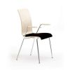 Bella stol med armlæn og polstret sæde. Superflot stol til de forskellige indretningsløsninger. Stolen har enkle linjer som er skab til et stilrent miljø