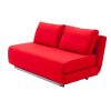 City sofa/sovesofa i rød, perfekt til den mindre lejlighed, der har brug for en funktionel sofa eller stol