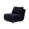 City loungestol/sengestol i sort, design af Stine Engelbrechtsen,