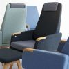 Solacia lænestol, udviklet i tæt samarbejde med Gentofte Hospital, brugerne, Magnus Olesen og designer Lone Storgaard