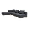 Passion modulsofa i grå, 3 personers sofa, kan anvendes til indretning af f.eks. loungeområde