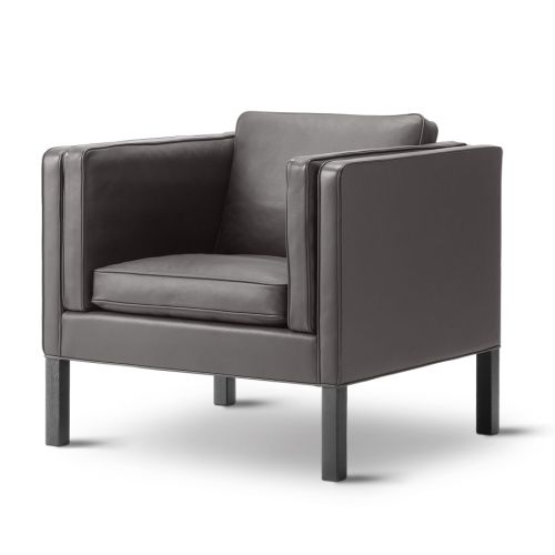 Børge Mogensen og Peter Mogensen loungestol , lækker brun læder lænestol, få rådgivning vedr. indretning