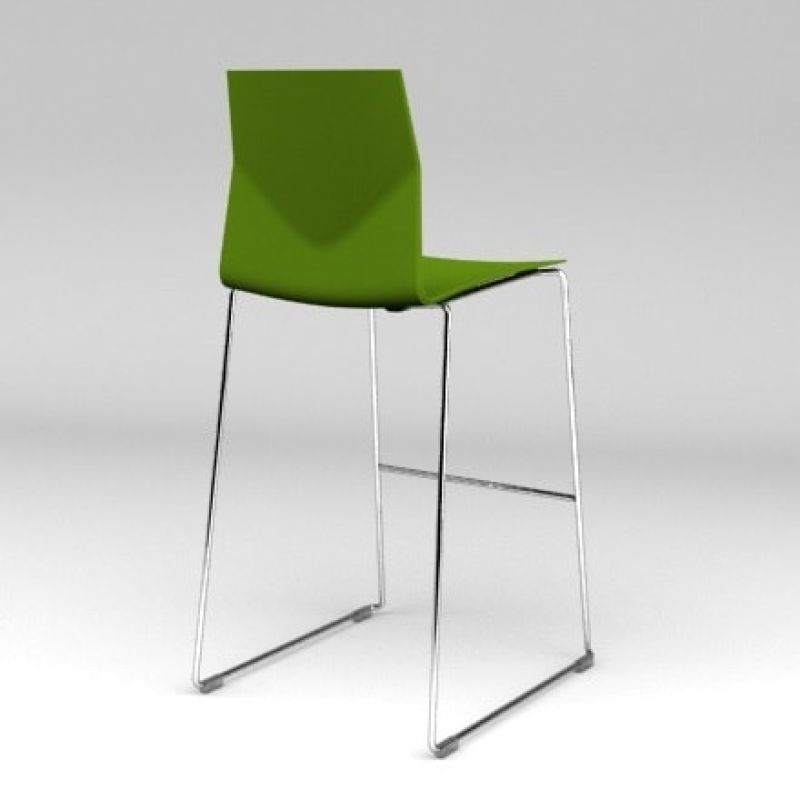 Four Cast2 Counter & High, indbygget komfort via sin unikke V -form og fleksibilitet i ryggen