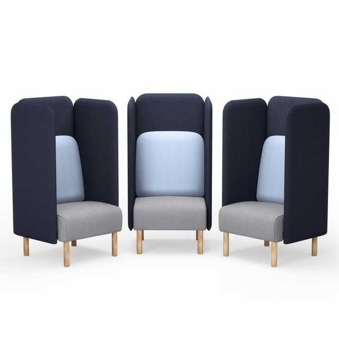 August Sofa og stol med høj ryg