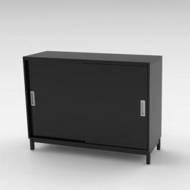 Quadro skydedørsskab