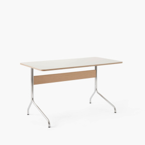 pavilion av16 chrome w. mushroom linoleum amp clear lacquered oak-min