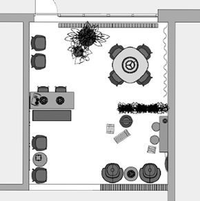 Indretning af lokale i 3D