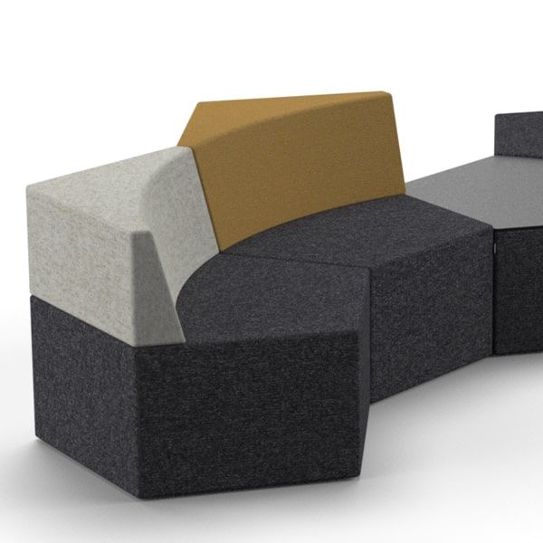 Manhattan penta modulsofa i 5 kantede former