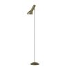 Oblique gulvlampe i olivengrøn