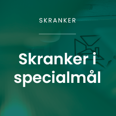 Bare specialmål?