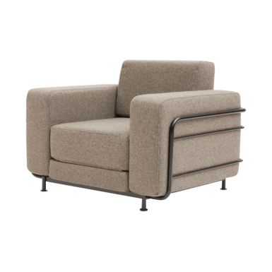 Silver Sofa og loungestol