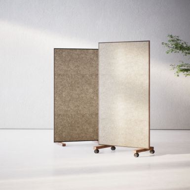 Quadro gulvskærmvæg på hjul