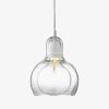 Mega Bulb SR2 klar lampe med klar ledning, temaet med én stor pære er her meget smukt udformet