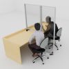AKUPRO plexiglasskærm i retssal