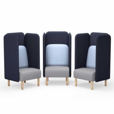 August Sofa og stol med høj ryg