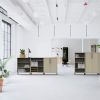 Slyde reoler og skabe kan anvendes til indretning af f.eks. reception