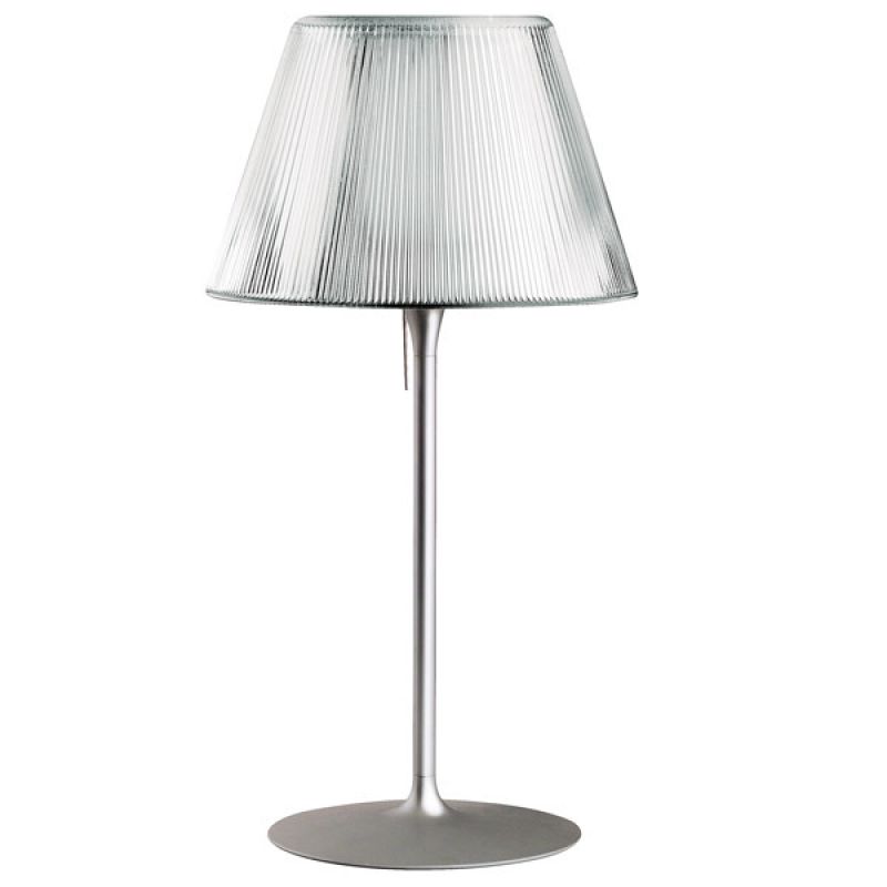 Romeo Moon T bordlampe, Philippe Starck, Romeo Moon T i glas