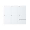 CHAT BOARD Planner glastavle i hvid er en ugekalender i et stilfuldt og minimalistisk design
