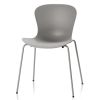 Nap™ stol, elegant stabelbar stol i grå designet af Kasper Salto