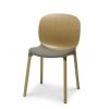 Noor Wooden Legs stol i træ, elegant og flot stol til indretning af lokaler både i det private og i erhverv, model 6085s