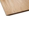 GRIP Wood, bordpladen er 100 cm dyb og er lavet af massivt egetræ, få indretningsløsninger til mødelokalet