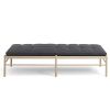 OW150 Daybed, Design: Ole Wanscher, daybed i lyst træ med mørk hynde. Flot i receptionen