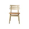 J48 stol i eg med læder kan anvendes til indretning a f.eks. kontor