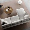 Calmo 3 seater Chaise 80 Metal Base, til indretning af lobbyer, lounge m.m.