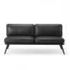 Spine lounge sofa, Space Copenhagen, i sort med sort ben, få rådgivning vedr. indretning
