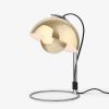 VP4 Flowerpot bordlampe i poleret messing, findes i mange flotte farver