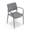 Ara 315 grå stol med armlæn, fås i flere farver