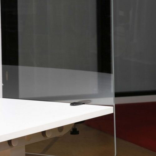 ScreenIT PLEXI bordskærm i transparent plexiglas