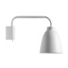 Caravaggio™ Read væglampe i hvid til indretning af loungeområder