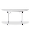 RBM Standard Klapbord halvrund bordplade, er let at folde sammen og optager kun lidt plads