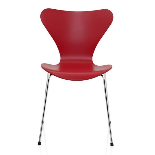 Serie 7™ stol i rød til indretning af venteområder og klinikker