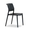 Ara 310 sort stol, velegnet til indendørs og udendørs brug