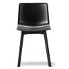 Pato stol med træben, sort finerstol, kan anvendes i indretning af miljø med moderne og råt look