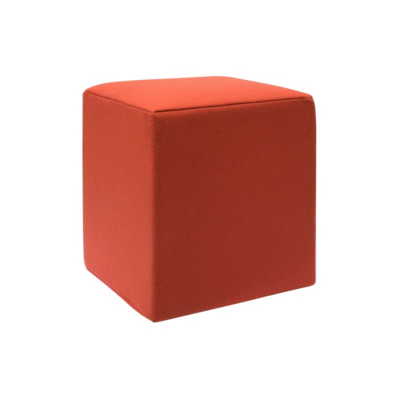 Pouf puf i orange er en dekorativ puf i flot design, design af Softline