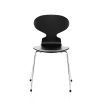 Myren™ Klassisk sort stol designet af Arne Jacobsen