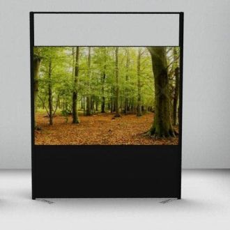 AKUPRO+ skærmvæg med print og plexiglas