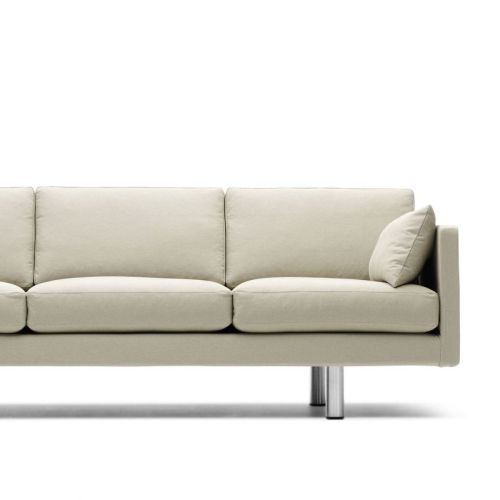 EJ220 sofa i hvidt læder, Erik Jørgensen