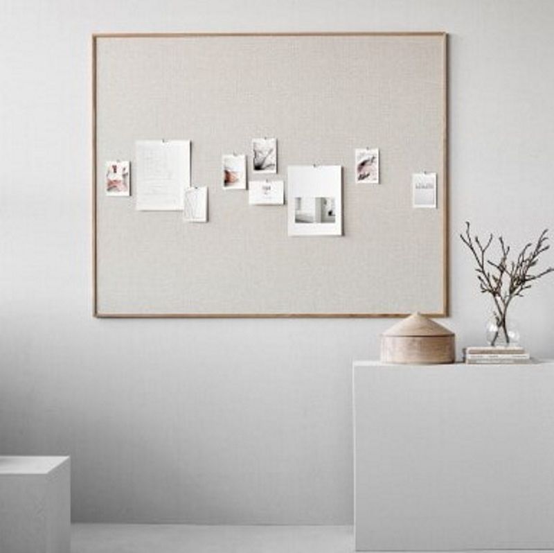 Wood Linen opslagstavle