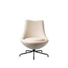 L40 Bellamie loungestol i beige har en flot form