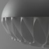 Aeon Rocket pendel. Design: Morten Voss. Lampen fås i sort og grå. Polypropylen har enestående lystekniske egenskaber