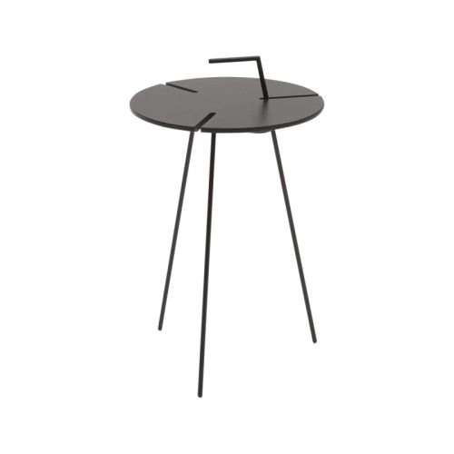 Stok bord i sort er et praktisk og minimalistisk bord i et flot design, designet af Philip Bro
