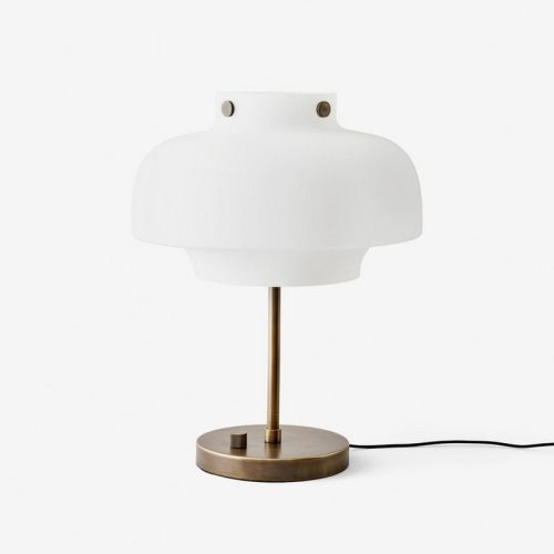 SC13 Copenhagen bordlampe, klassisk designlampe i messing